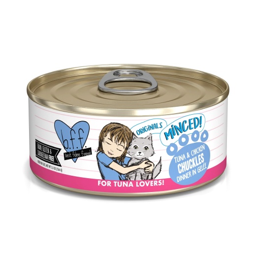 Bff Cat Tuna And Chicken Chuckles Dinner In Gele 5.5Oz. (Case Of 24)