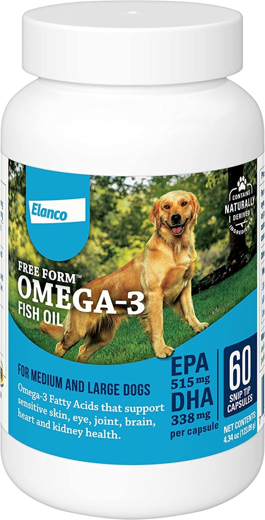 Bayer Dog Omega-3 Fish Oil Capsules 60Ct