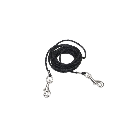 Coastal Poly Cat Tie Out Black 1-8 In X 15 Ft