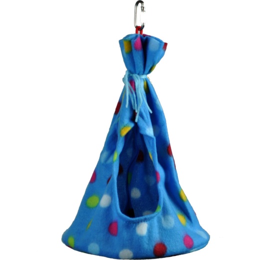 A&E Cages Happy Beaks Fleece Teepee Bird Toy Md