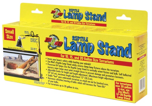 Zoo Med Reptile Lamp Stand - Safely Elevate Your Reptile Lighting