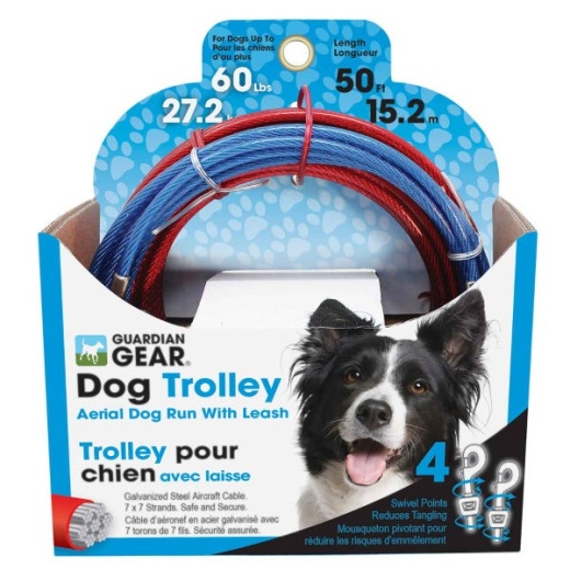 Guardian Gear Dog Trolley System 50Ft - Reliable Pet Safety Solution