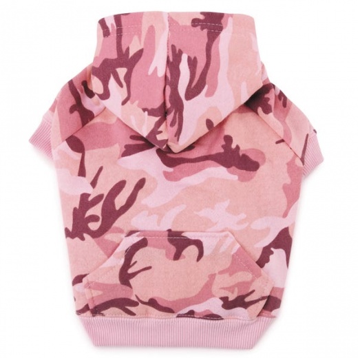 Casual Canine Camo Hoodie M Pink