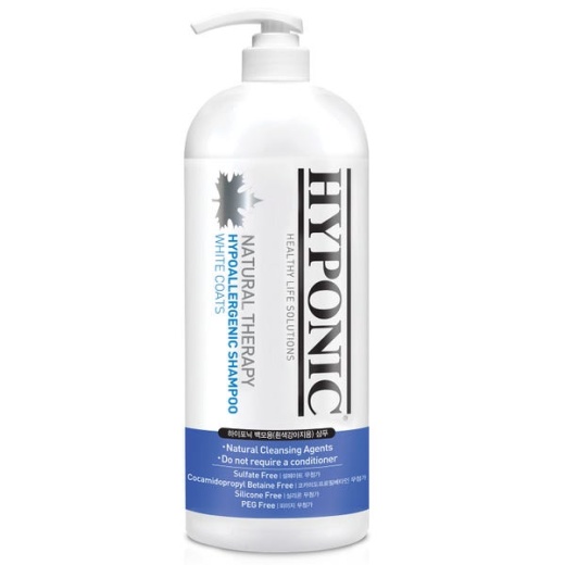 Hyponic Hypoallergenic White Coat Dog Shampoo - The Gentle Choice for Sensitive Skin