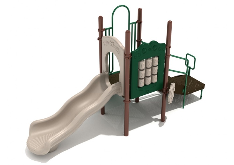 Patriot's Point Playground Structure with Interactive Games, Slide and Climber