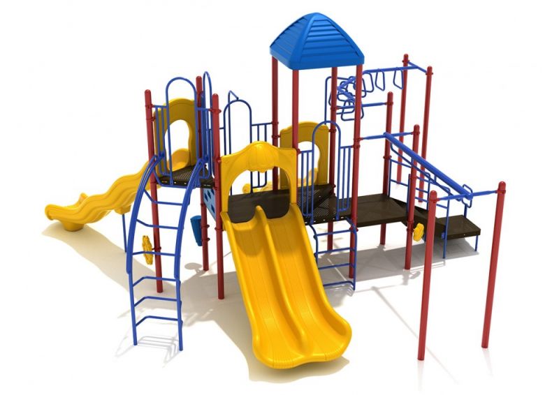 Imperial Springs Playground Structure with Interactive Games, Slides and Climbers