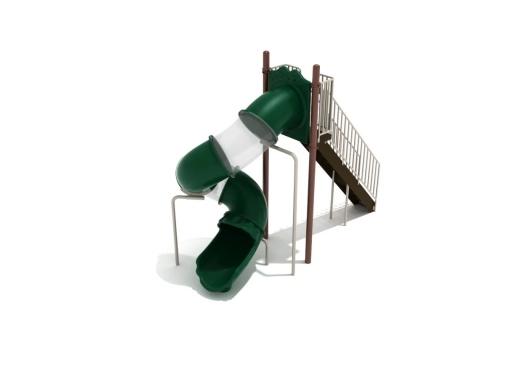 8 Foot Spiral Tube Slide for Thrilling Outdoor Play