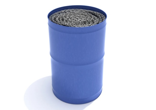3/16-Inch Link Steel Swing Chain (Drum Of 800 Feet)