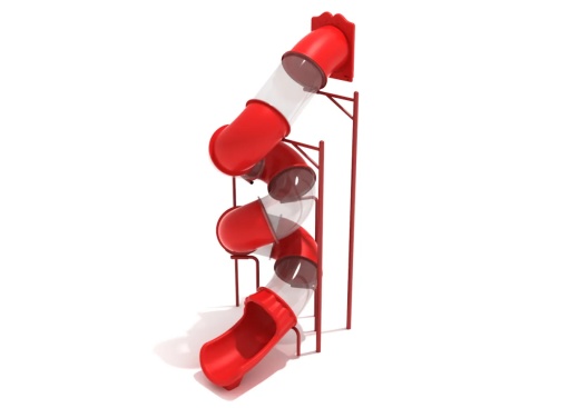 16 Foot Spiral Tube Slide - Ideal for Fun and Safety