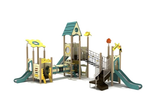 Quaking Aspen Canopy Quest Play Structure, Stainless Steel