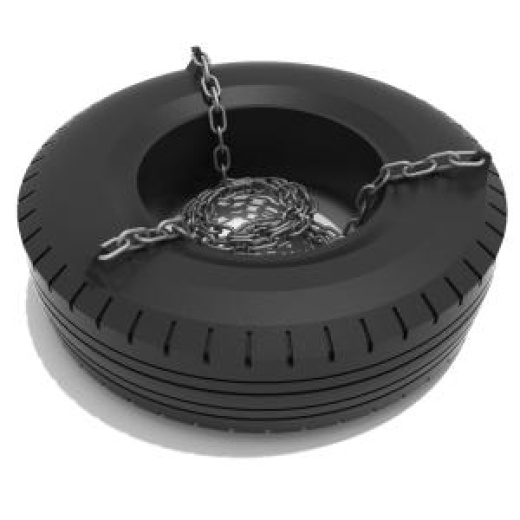 8 Feet High Elite Arch Post Tire Swing for Ultimate Outdoor Fun