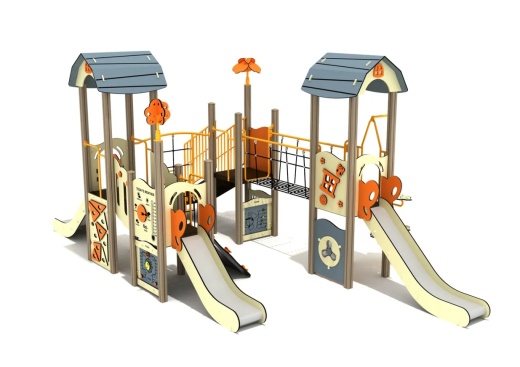 Texas Sugarberry Canopy Quest Play Structure, Stainless Steel