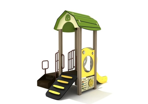 Peach Oak Canopy Quest Play Structure, Stainless Steel