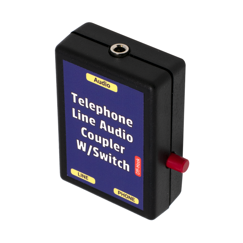 Phone Line Audio Coupler With Switch
