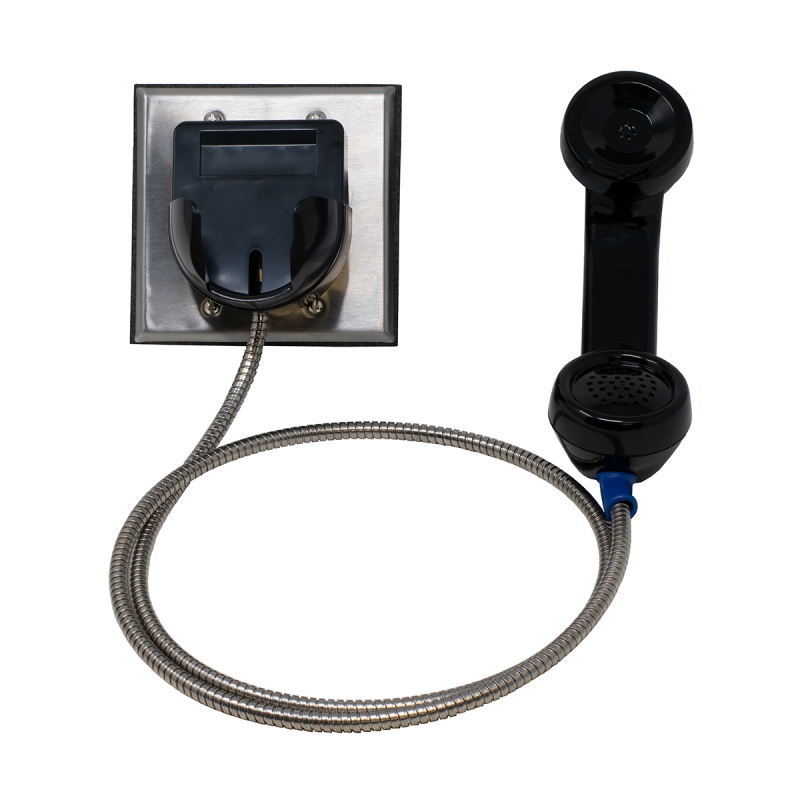 Outdoor Rated Telephone With Black Plastic Hookswitch