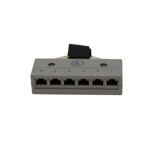 6 Port 4 Pair Harmonica with Male Amp Connector (Weco)