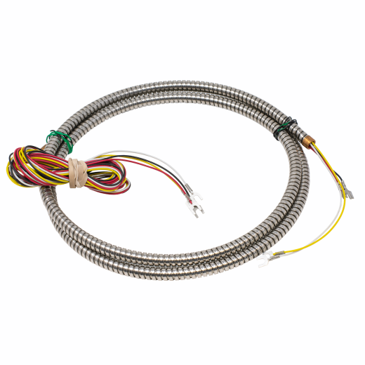 3' Armored Handset Cord 2' Wires - Premium Quality Stainless Steel Cord