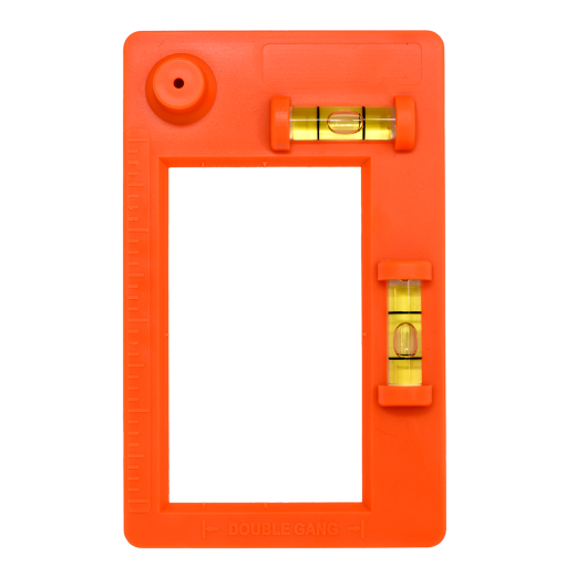 Low Voltage Mounting Template with Levels