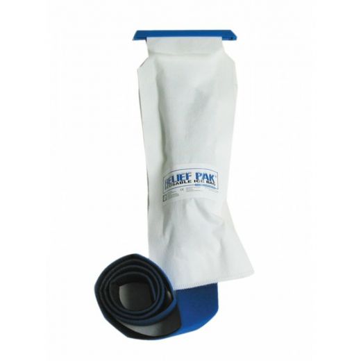 Relief Pak Insulated Ice Bag (5 x 13 inches with foam belt and Velcro)