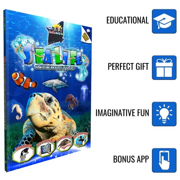 Popar Sea Life 4D Smart Books & App Package