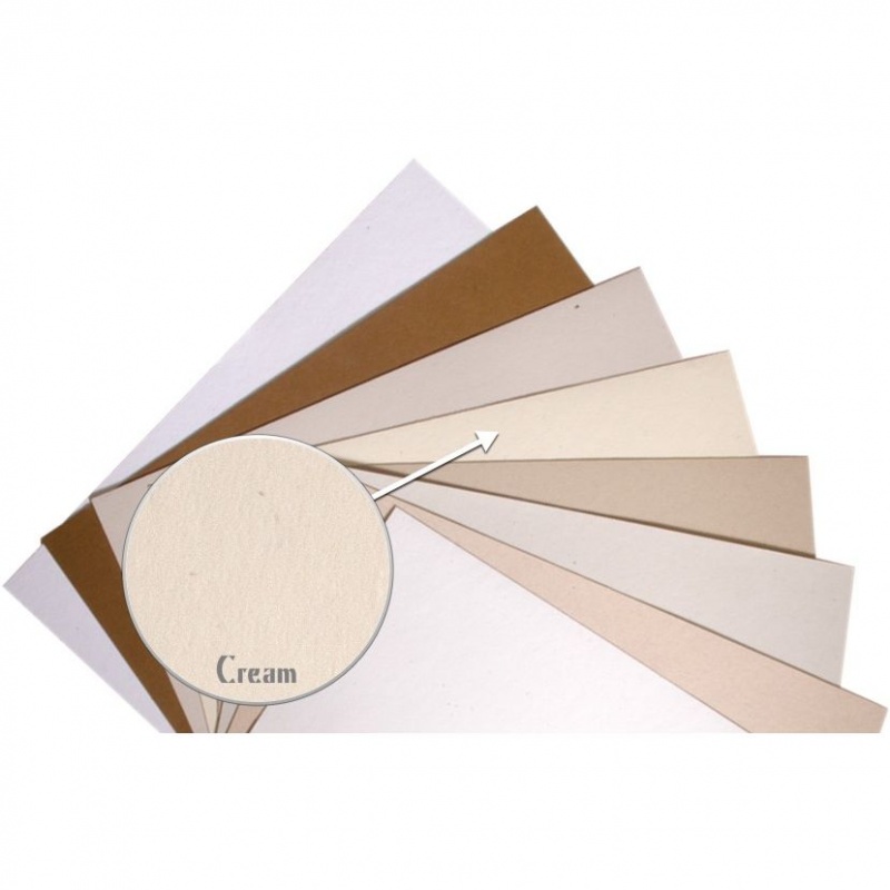 Basic CREAM (Standard) Card Stock Paper - 8.5 x 14 - 80lb Cover