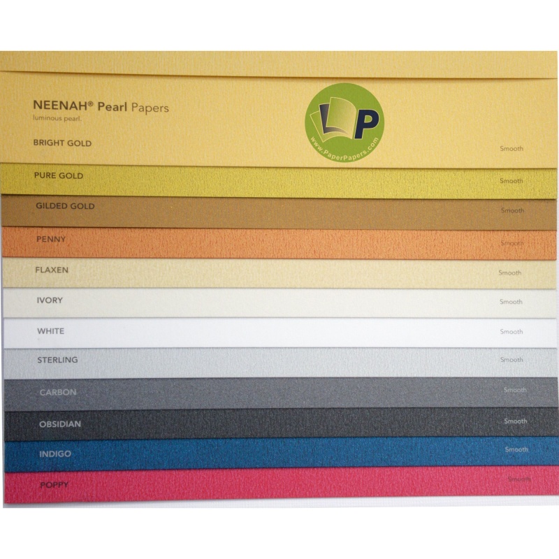 neenah® pearl papers pure gold smooth