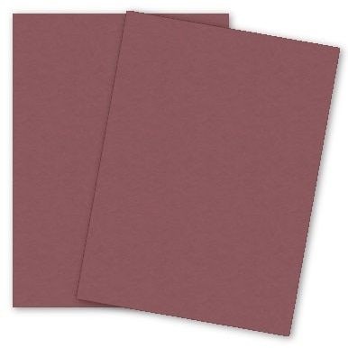 Dark Red 8-1/2-x-11 BASIS Paper, 25 per package, 216 GSM (80lb Cover)