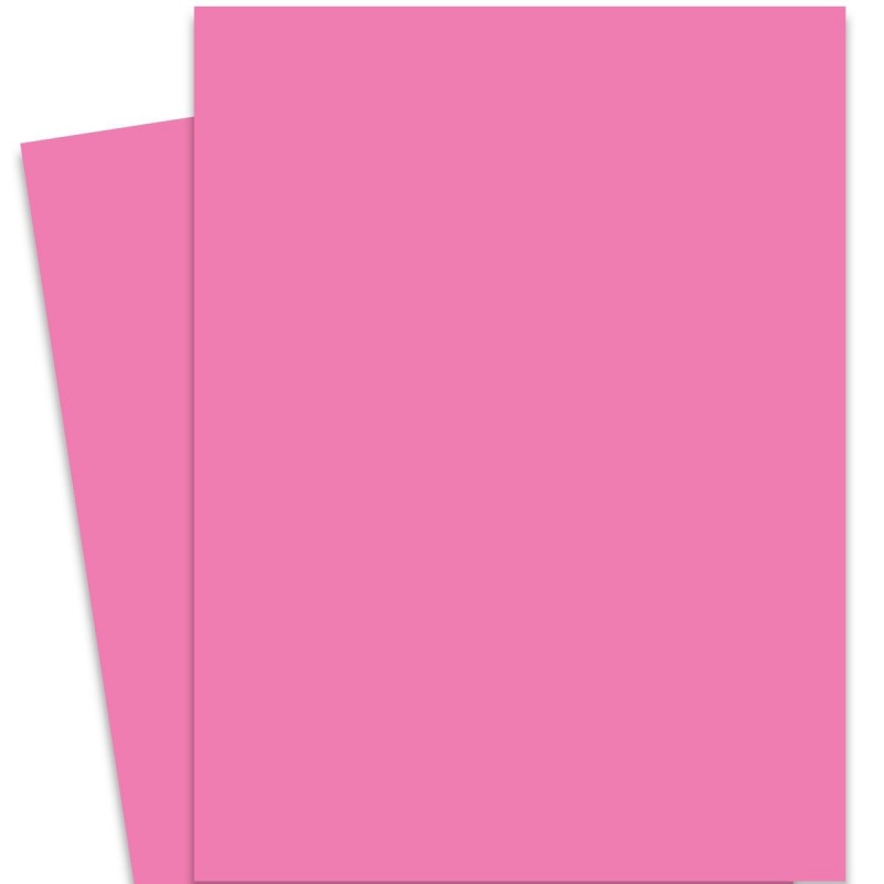 Burano Cyclamen Pink (58) - Folio 27.5X39.3-In Lightweight Cardstock Paper - 52Lb Cover (140Gsm) - 125 Pk