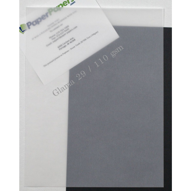 Cti Glama Natural Translucent (Vellum) Clear 29Lb Text Paper (28 X 40) - 250 Pk