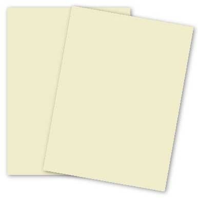 Basic Vanilla Cream (Standard) Card Stock Paper - 8.5 X 11 - 80Lb