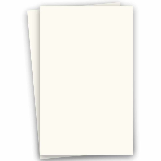 Basic CREAM (Standard) Card Stock Paper - 12x18 - 80lb Cover (216gsm) - 100