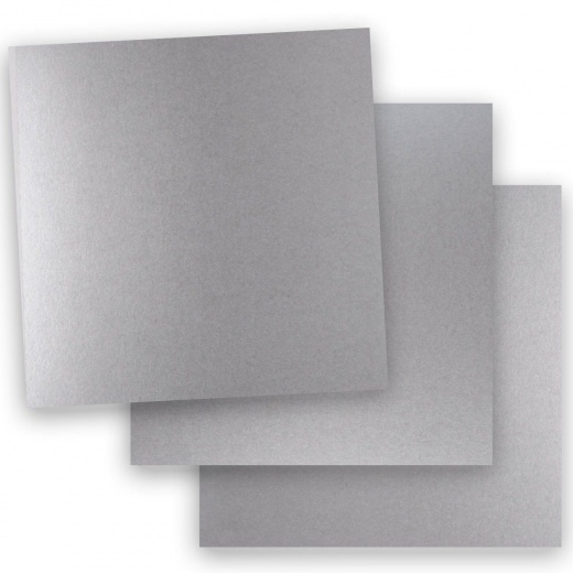 Shine BLUE SATIN - Shimmer Metallic Card Stock Paper - 8.5 x 11