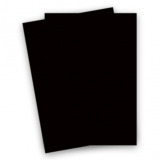 Plike (Plastic-Like) Paper - 8.5 X 14 - Black - 122Lb Cover - 100 Pk