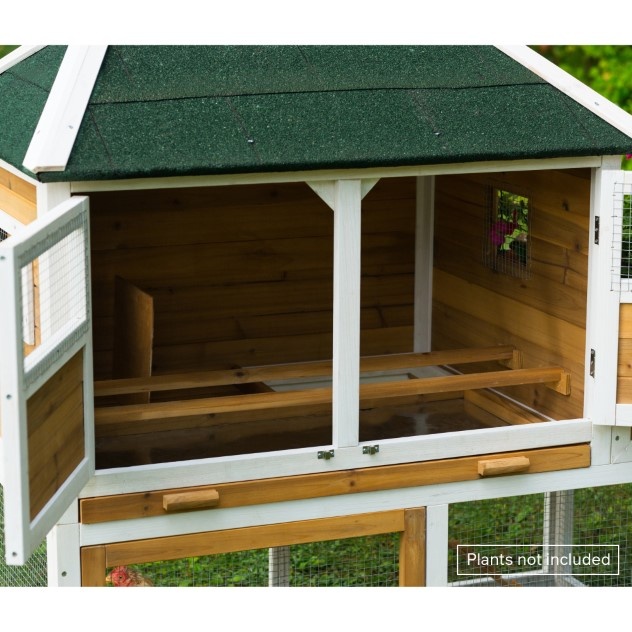 Chicken Coop With Herb Planter