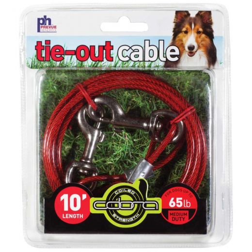 10' Tie-Out Cable Medium Duty by Prevue Pet Products
