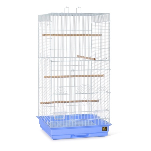 Tall Tiel Cage Periwinkle Blue