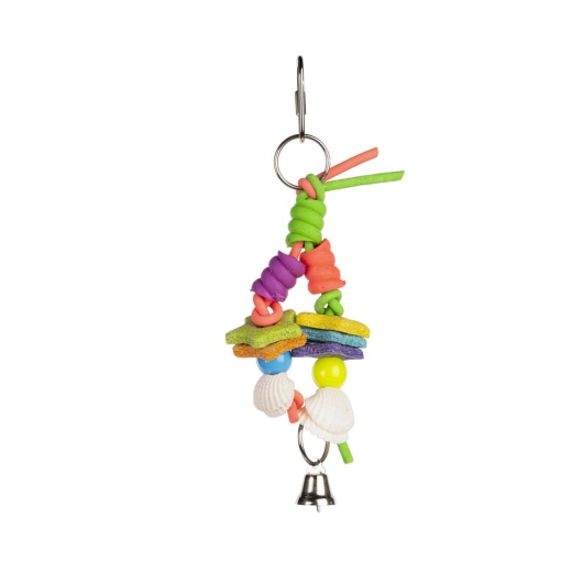 Cal-Sea-Yums Legs Bird Toy - Promote Healthy Beak and Nail Maintenance