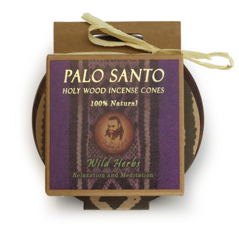 Kit - Palo Santo Wild Herbs Cones With Burner