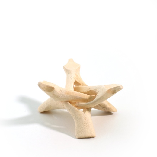 Tripod 4" Natural Eucalyptus Wood (Fits Abalone Shells 3-5")