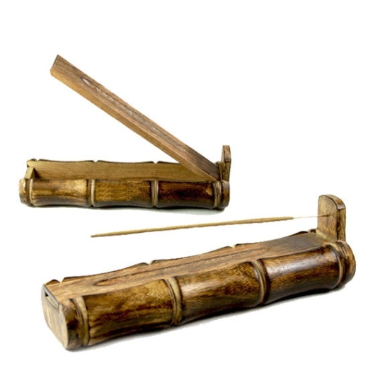 Incense Gift Set - Bamboo Burner + 3 Chakra Incense Sticks Packs & Love Greeting - Lost In Love