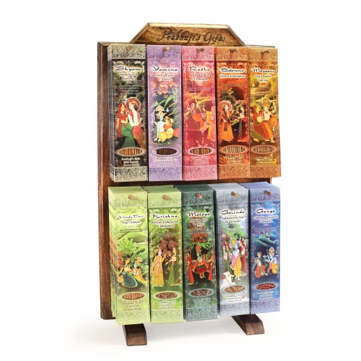 Wholesale Opening Bundle - Incense Display Rack with 10 Fragrance Variety of Your Choice - 130 Packs (Vertical)