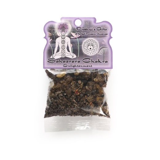 Resin Incense Crown Chakra Sahasrara - Enlightenment - 1.2Oz Bag