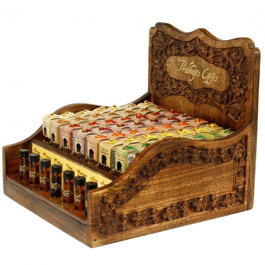 Wholesale Opening Bundle - Attar Oil - Display Rack With Complete Line 0.1 Oz (3 Ml) And 0.2 Oz (6 Ml) - 56 Bottles