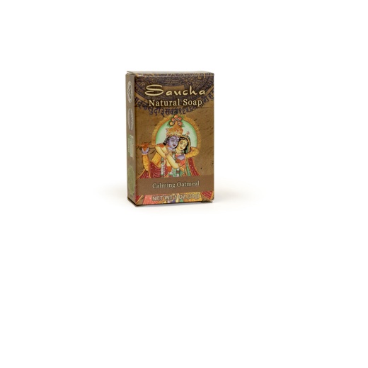 Saucha Soap Bar - Natural Calming Oatmeal Travel Size 1 Oz (30G)