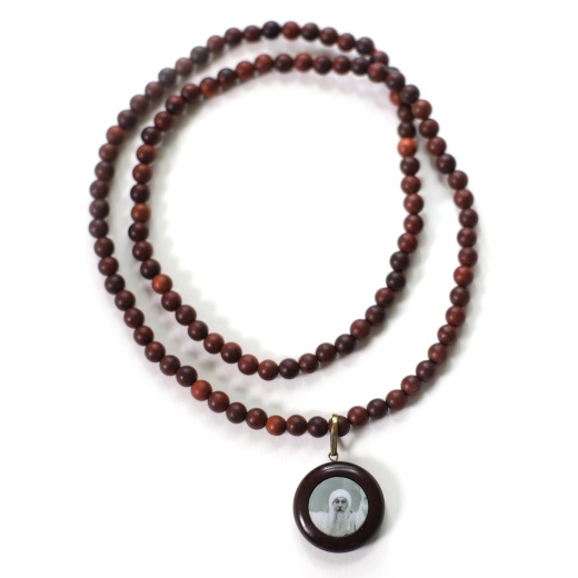 Original Osho Rajneesh Rajneeshpuram Wild Country Extra Fine Rose Wood Mala For Meditation