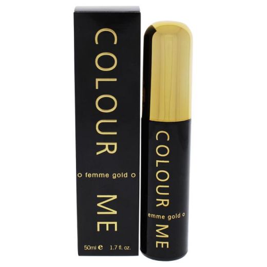 Colour Me Femme Gold Perfume - 1.7 Oz