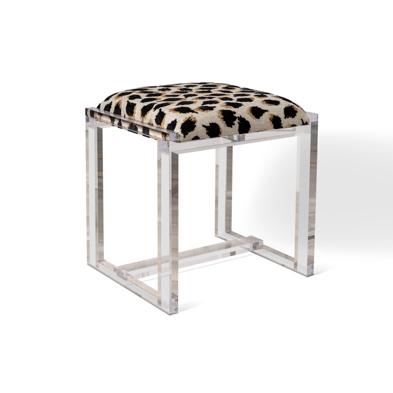 Glencoe Ocelot Black Bench