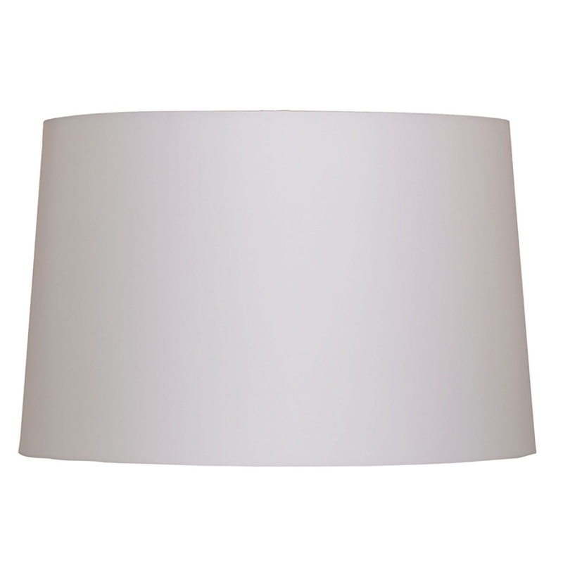 Ivory Round Drum Hardback Shade