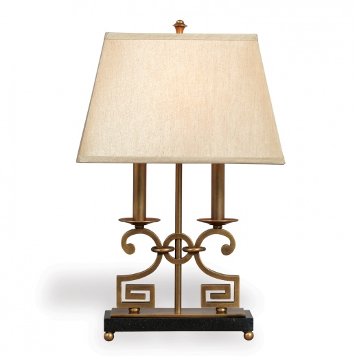 Whitney Desk Lamp Brass 24"h