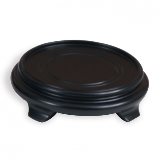 4 1/2 Inch Round Stand Black (Set of 5)